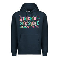 Navy teacher assistant Premium Hoodie - AdoDesignShop
