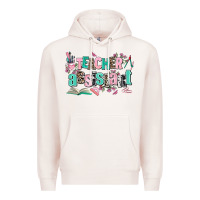 Pale Pink teacher assistant Premium Hoodie - AdoDesignShop