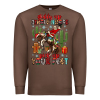 Chestnut giddy up jingle horse pick up your feet Premium Sweatshirt - MaliasSmallBusiness