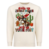 Sandshell giddy up jingle horse pick up your feet Premium Sweatshirt - MaliasSmallBusiness