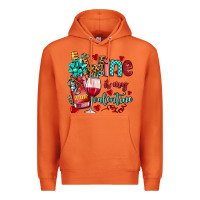 Carrot wine is my valentine olivia Premium Hoodie - OliviaCreatesArt