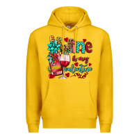 Lemon wine is my valentine olivia Premium Hoodie - OliviaCreatesArt