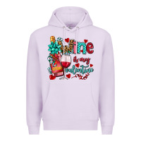 Lilac wine is my valentine olivia Premium Hoodie - OliviaCreatesArt