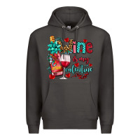 Smoke wine is my valentine olivia Premium Hoodie - OliviaCreatesArt