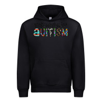 Black accept. understand love autism Urban Hoodie - CowhideDigitalArt
