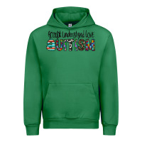 Emerald accept. understand love autism Urban Hoodie - CowhideDigitalArt