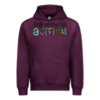 Mauve Wine accept. understand love autism Urban Hoodie - CowhideDigitalArt