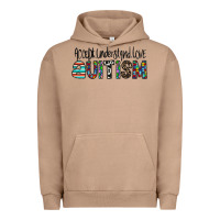 Pigment Burro accept. understand love autism Urban Hoodie - CowhideDigitalArt