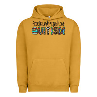 Pigment Peanut Butter accept. understand love autism Urban Hoodie - CowhideDigitalArt