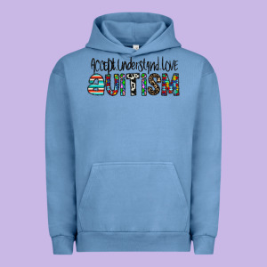Accept. Understand Love Autism Urban Hoodie Designed By Cowhidedigitalart