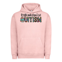 Pigment Salmon accept. understand love autism Urban Hoodie - CowhideDigitalArt