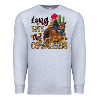 Heather Grey long live the cowgirls Premium Sweatshirt - MaliasSmallBusiness