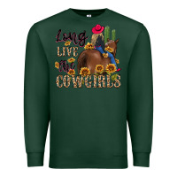 Sports Green long live the cowgirls Premium Sweatshirt - MaliasSmallBusiness
