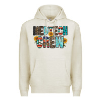 Oatmeal Heather medtech crew Premium Hoodie - RacoonDesign