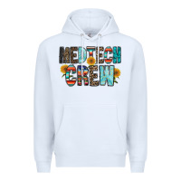 White medtech crew Premium Hoodie - RacoonDesign