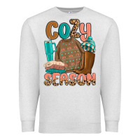 Oatmeal Heather cozy season Premium Sweatshirt - MaliasSmallBusiness