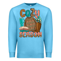 Ocean Blue cozy season Premium Sweatshirt - MaliasSmallBusiness