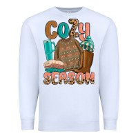 White cozy season Premium Sweatshirt - MaliasSmallBusiness