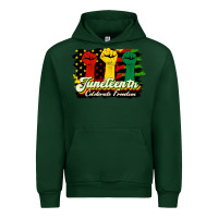 Forest Green juneteenth celebrate freedom Urban Hoodie - HRA Design Shop