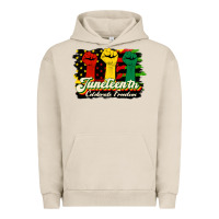 Pigment French Oak juneteenth celebrate freedom Urban Hoodie - HRA Design Shop