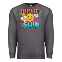 Charcoal Heather hippie soul Premium Sweatshirt - MaliasSmallBusiness