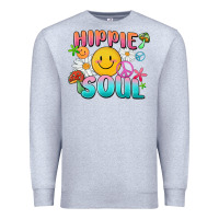 Heather Grey hippie soul Premium Sweatshirt - MaliasSmallBusiness