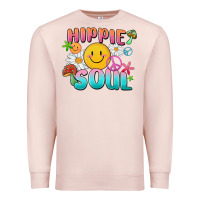 Pale Pink hippie soul Premium Sweatshirt - MaliasSmallBusiness