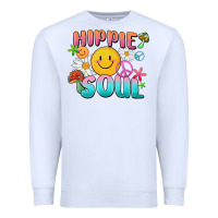 White hippie soul Premium Sweatshirt - MaliasSmallBusiness
