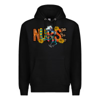 Black nurse western Premium Hoodie - RacoonDesign