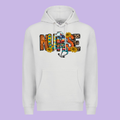 Nurse Western Premium Hoodie Designed By Racoondesign