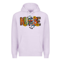 Lilac nurse western Premium Hoodie - RacoonDesign