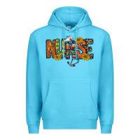 Ocean Blue nurse western Premium Hoodie - RacoonDesign