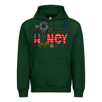 Forest Green america honey Urban Hoodie - CowhideDigitalArt