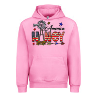 Fuchsia Pink america honey Urban Hoodie - CowhideDigitalArt