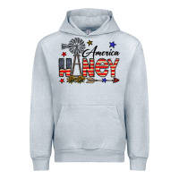 Heather Grey america honey Urban Hoodie - CowhideDigitalArt
