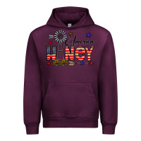 Mauve Wine america honey Urban Hoodie - CowhideDigitalArt