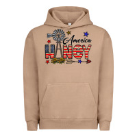 Pigment Burro america honey Urban Hoodie - CowhideDigitalArt