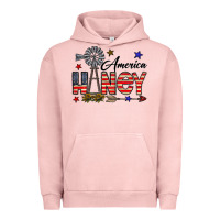 Pigment Salmon america honey Urban Hoodie - CowhideDigitalArt
