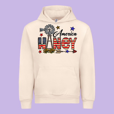 America Honey Urban Hoodie Designed By Cowhidedigitalart