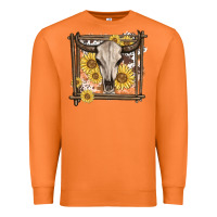 Carrot western bull skull Premium Sweatshirt - MaliasSmallBusiness