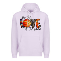 Lilac for the love of the game basketball Premium Hoodie - CowhideDigitalArt
