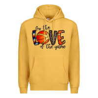 Mustard for the love of the game basketball Premium Hoodie - CowhideDigitalArt