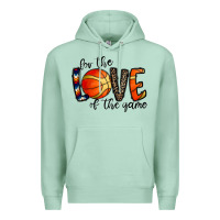 Seafoam for the love of the game basketball Premium Hoodie - CowhideDigitalArt