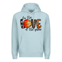 Blue Mist for the love of the game basketball Premium Hoodie - CowhideDigitalArt