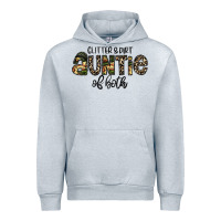Heather Grey auntie Urban Hoodie - CowhideDigitalArt