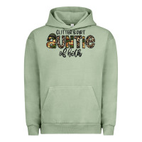 Pigment Oil Green auntie Urban Hoodie - CowhideDigitalArt