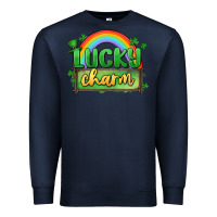 Navy lucky charm Premium Sweatshirt - MaliasSmallBusiness