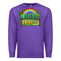 Purple lucky charm Premium Sweatshirt - MaliasSmallBusiness