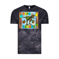 Cloud Black papa saurus Vintage Tee - Artiststas
