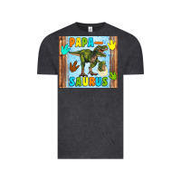 Vintage Black papa saurus Vintage Tee - Artiststas